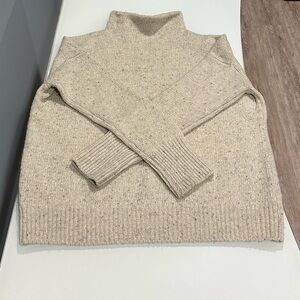 Vince Funnel Neck Wool Blend Sweater